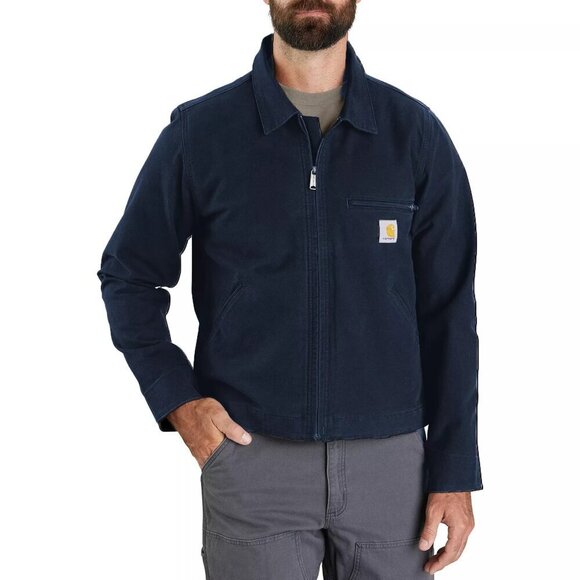 NWT Carhartt Rugged Flex Duck Detroit Jacket Relaxed Fit Mens Size 2XL Blue
